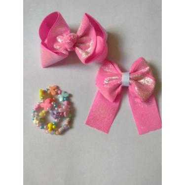 Imagem de Kit com dois laços e uma pulseira - Ana Laços 