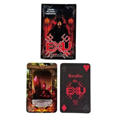 Imagem de Baralho Exú 36 Cartas Explicativas Proteção Abre Caminhos - M3 Decoraç
