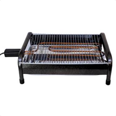 Imagem de Churrasqueira Elétrica Portátil Grill 127V e 220V Compacta Com Bandeja