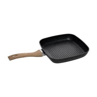 Imagem de Bistequeira Indução Cerâmica Granilite Preto 24cm Wolff