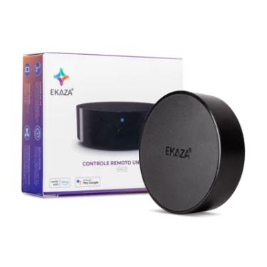 Imagem de Controle Remoto Inteligente Universal Ekaza Wifi Infravermelho Smart Alexa E Google Preto
