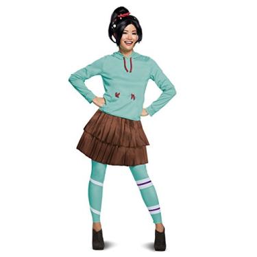 Imagem de Disguise Women's Vanelope Deluxe Adult Costume, Turquoise, L (12-14)