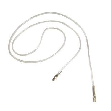 Imagem de Cordão Para Crachá Acp Silicone Transparente Ref 802 Com 100