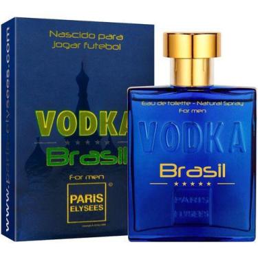 Imagem de Perfume Vodka Brasil Azul 100 Ml Paris Elysees - Original - Nota Fisca
