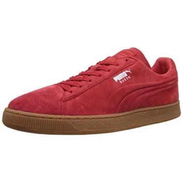 Imagem de PUMA Tênis de camurça Emboss, Vermelho de alto risco, goma, 11