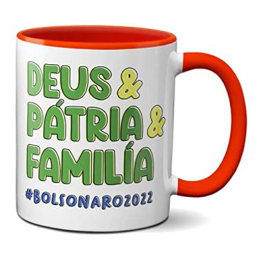 Imagem de Caneca Presente Deus & Pátria & Família Bolsonaro 2022 (Vermelha)