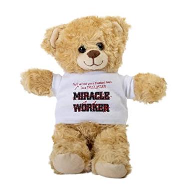 Imagem de Truck Driver Worker Teddy Bear, Gift Stuffed Animal, Plush Teddy Bear with Tee, Welcoming Baby Gift, Gift for Her, Gift for Newborn, Cute Birthday Christmas Basket Gift Idea