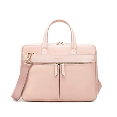 Imagem de Bolsas para Notebook Bolsa de Ombro Maletas Homens e Mulheres (Rosa) 14,3"