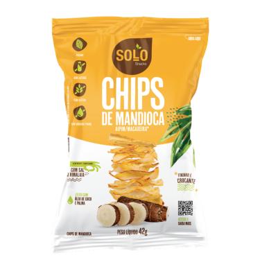 Imagem de Kit 3X: Chips de Mandioca Assado Solo Snacks 42g