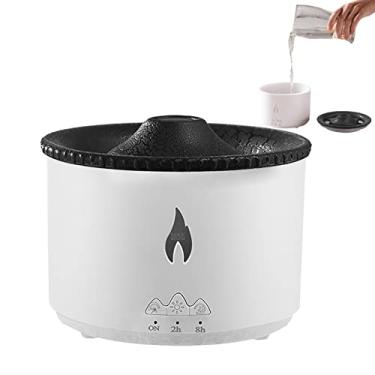 Imagem de Umidificador Vulcão | Umidificador de Aromaterapia Vulcão Durável - Difusor de ar de fogo multifuncional durável para casa, escritório, quarto Caneem
