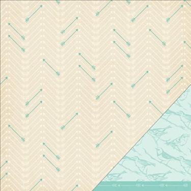 Imagem de American Crafts Cartolina Dear Lizzy 5th and Frolic dupla face, 30 x 30 cm, 6th Main