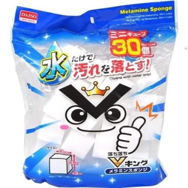 Imagem de Esponja Mágica Melamina Limpeza Mini Cubo Com 30 Peças Daiso