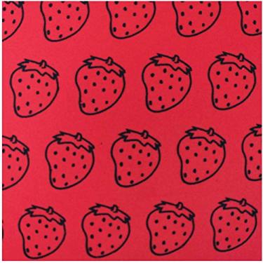 Imagem de Make+ Estampado Placa de Eva Pacote de 5 Unidades, Vermelho (Moranguinho), 60 x 40 x 0.20 cm