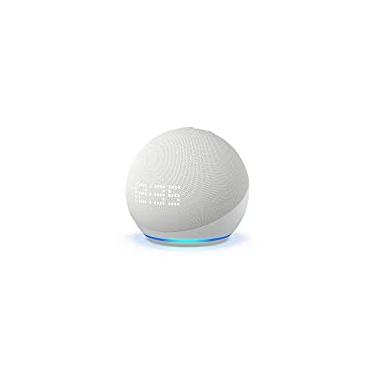 Imagem de Echo Dot 5ª geração com Relógio | Smart speaker com Alexa | Display de LED ainda melhor | Cor Branca
