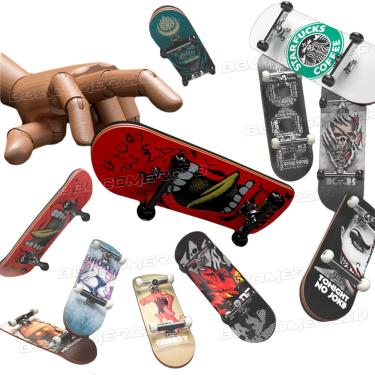 Imagem de Skate De Dedo Finger Skateboard Profissional Fingerboard