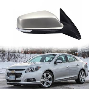 Imagem de Substituição do espelho lateral do passageiro adequado para Chevrolet Malibu 2010-2018 espelhos de porta lateral conjunto de espelho retrovisor retrovisor, sinal de seta, aquecimento, ajuste elétrico,