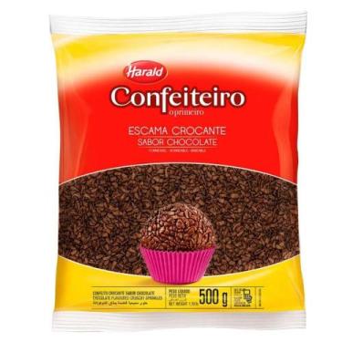 Imagem de Granulado Chocolate Confeiteiro Crocante Escama  500G Harald