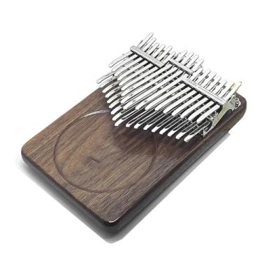 Imagem de Pianos de polegar kalimba de 34 notas 17 notas piano de dedo profissional kalimba camada dupla kalimba 34 teclas cromático polegar piano kalimba 34 teclas (B plano)