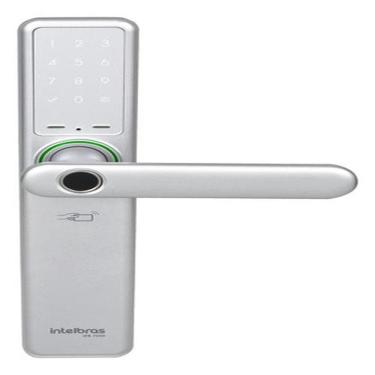 Imagem de Fechadura Digital Eletrônica Embutir Wi-fi Prata Intelbras