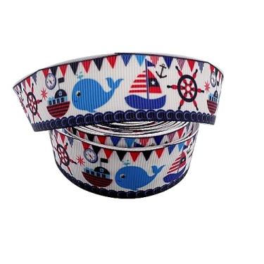 Imagem de PEPPERLONELY Fita de gorgorão de 25 mm (1 polegada) de barco baleia da marca 10 jardas