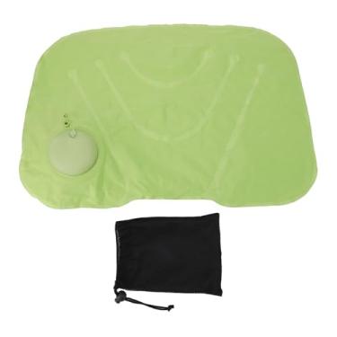 Imagem de Almofada de Apoio Lombar BTSEURY, Almofada de Viagem, Suporte Confortável para Aliviar a Fadiga Almofada Lombar Inflável Tipo Push Leve para Cadeira de Escritório de Avião de