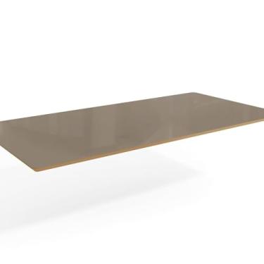 Imagem de Tampo de Mesa de Jantar Com Vidro 180x90 Freijo/Bronze