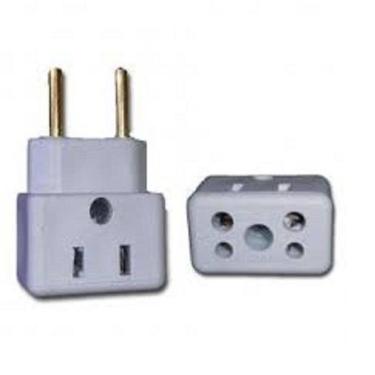 Imagem de Adaptador de Tomada Bob Esponge, 10A - 20A/250V, 10 Unidades