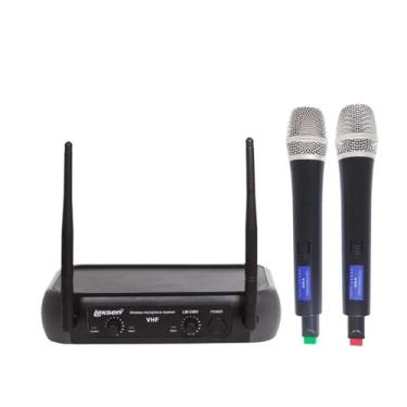 Imagem de Microfone Sem Fio LM-258V Lexsen VHF Com 2 Canais