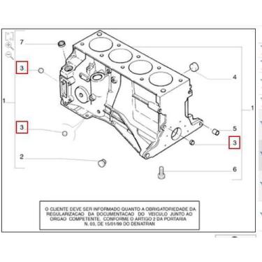 Imagem de Tampão D13 Cabeçote Fiat Palio Strada Siena