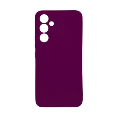Imagem de Capa Aveludada + Película Vidro 3D Compatível Samsung M35 - DB, Roxo