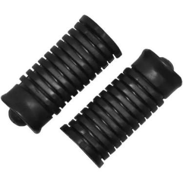 Imagem de Par de Borracha do Estribo Dianteiro POP e BIZ 100 - Loja Duas Rodas