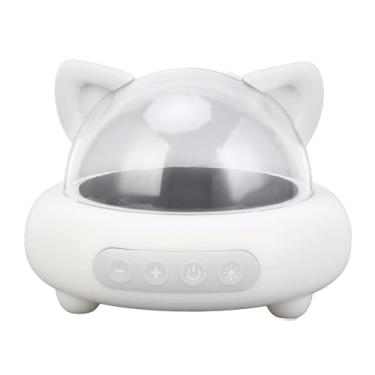 Imagem de Alto-falante Bluetooth Com Luz Noturna, Alto-falante Portátil Bluetooth 5.3 Com Luz Ambiente Quente para Quarto, Som Surround 360 °