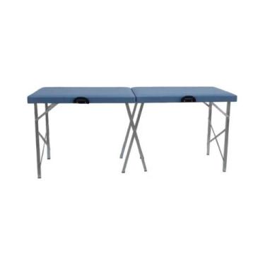 Imagem de Maca dobrável portátil Premium - Estética/Hospitalar/Massagem/Cílios/T