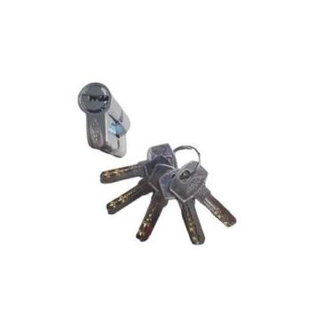 Imagem de Fechadura Rolete Alta Segurança 4410 Escovado Cilindro 10 Cm - Arouca