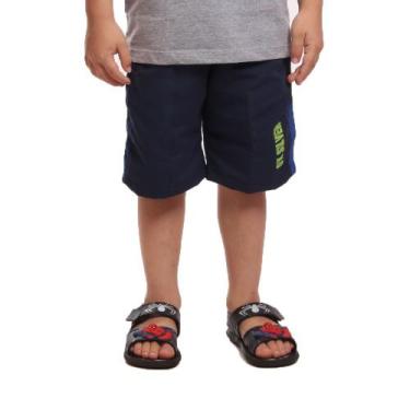 Imagem de Bermuda Tactel Ox Silver Estilo Short, Azul, Verde, 4, Menino