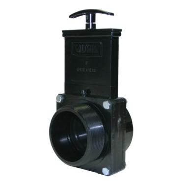 Imagem de Valterra 7308 Válvula de porta ABS, preta, 7,62 cm FPT x MPT