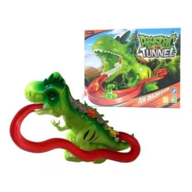 Imagem de Pista Elevador Com Som E Luz Dinossauro Prehistorico Tunel A Pilha - D