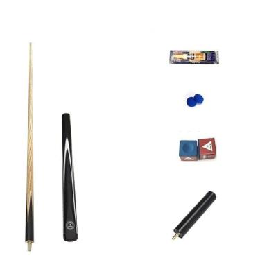 Imagem de Bastão de sinuca, bastão de taco de sinuca de 147 cm, bastão de taco de bilhar de madeira de cera branca do norte, taco de sinuca profissional para esportes de mesa de sinuca, 18 ~ 595 g (taco de