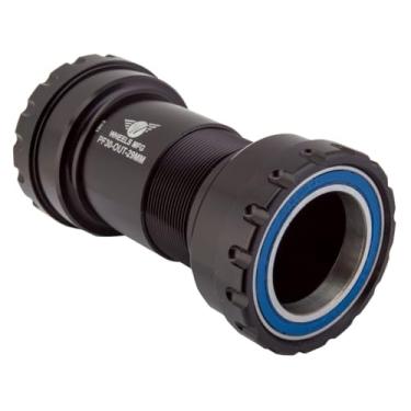 Imagem de Suporte de fabricação de rodas PressFit 30 externo inferior: 29 mm Rolamento ID para SRAM Dub, ABEC-3 rolamentos, bojos pretos