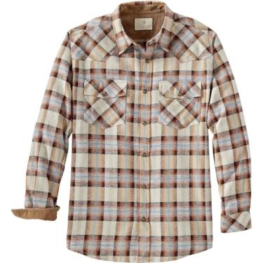 Imagem de Legendary Whitetails Camisa masculina de flanela Shotgun Western, Xadrez Desperado, M