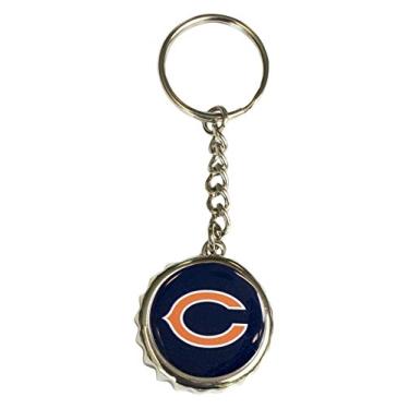 Imagem de Chaveiro NFL Chicago Bears boné de garrafa, azul-marinho, tamanho único