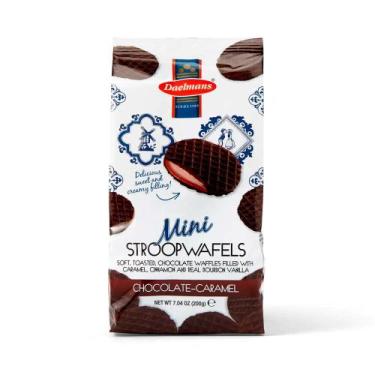 Imagem de Mini Wafers de Chocolate Recheado com Caramelo Daelmans 200g