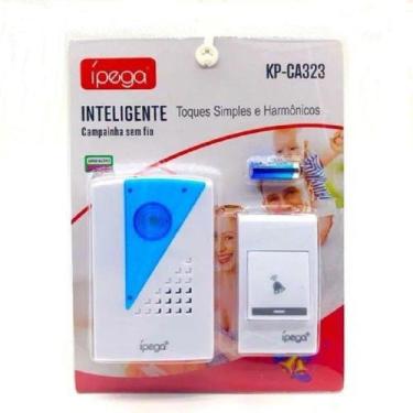Imagem de Campainha sem fio inteligente 32 toques ipega kp-ca323