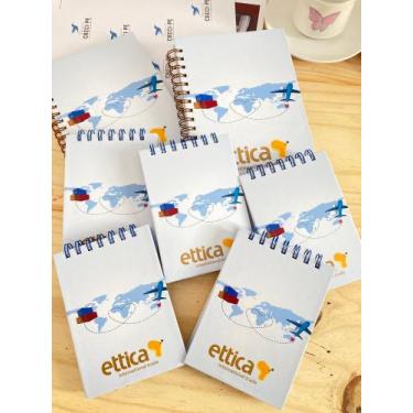 Imagem de Kit com 10 Blocos de anotações personalizado - Fabricacao manual