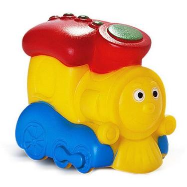 Imagem de Brinquedo De Vinil Para Bebê A Partir De 3 Meses - Trenzinho Trem - Ma