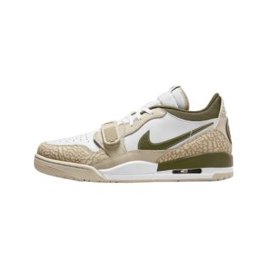 Imagem de Tênis masculino Air Jordan Legacy 312 Low PSG (FZ4358-100, Sanddrift/Branco/Verde áspero/Cânhamo), Sanddrift/branco/verde áspero/cânhamo, 46