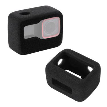 Imagem de HSU Capa Windslayer para câmera de ação Insta360 Ace Pro, capa Windslayer, acessório de redução de ruído de vídeo (pacote com 2)