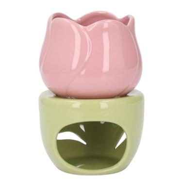 Imagem de Queimador de óleo Essencial, Porta-velas de Cerâmica para Velas, Queimadores de Cera, Queimador de Aromas de Aromaterapia, Difusor de óleo de Cerâmica, Porta-velas, Decoração de