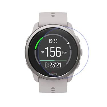 Imagem de Disscool Protetor de tela de vidro temperado compatível com Suunto 5 Peak, protetor de tela de 0,33 mm, acessório para relógio inteligente antiarranhões