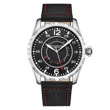 Imagem de Relógio Masculino Stuhrling Aviador 4002 Quartzo 44mm, Preto